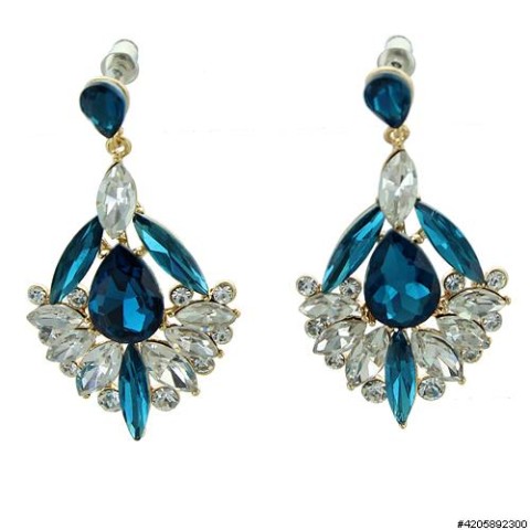 Earrings Blue