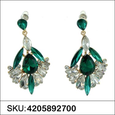 Earrings Green