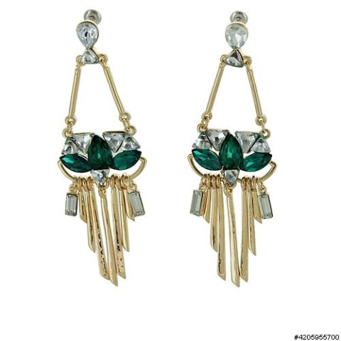 Earrings Green