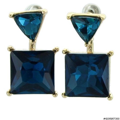 Earrings Blue