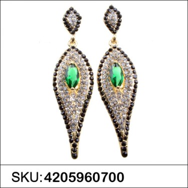 Earrings Green