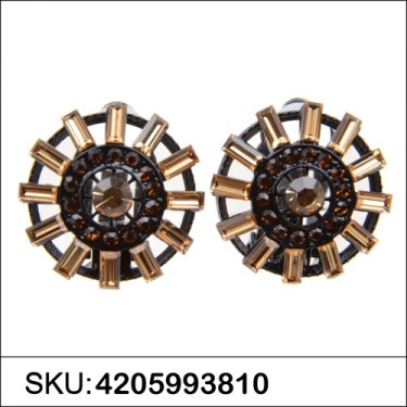 Earrings Brown