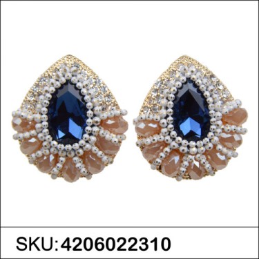 Earrings Blue