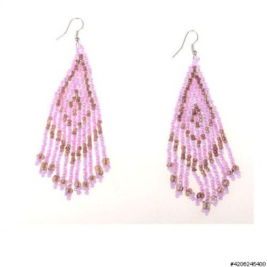 Earrings Purple