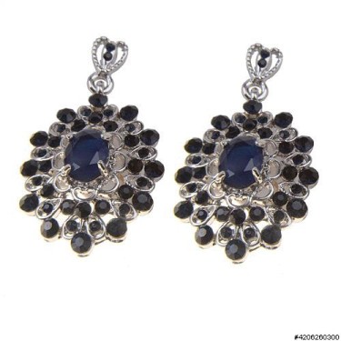 Earrings Blue