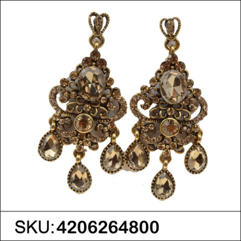 Earrings Brown