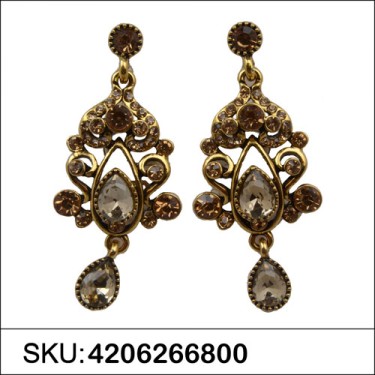 Earrings Brown