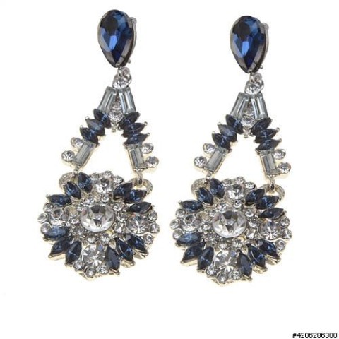 Earrings Blue