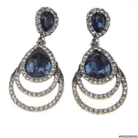 Earrings Blue