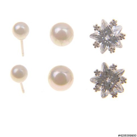 Earrings White