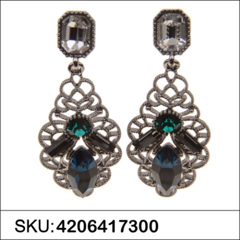 Earrings Blue