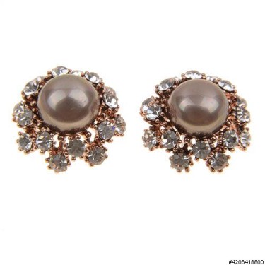 Earrings Brown