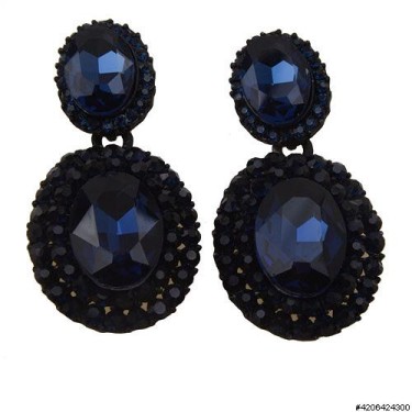 Earrings Blue