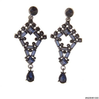 Earrings Blue