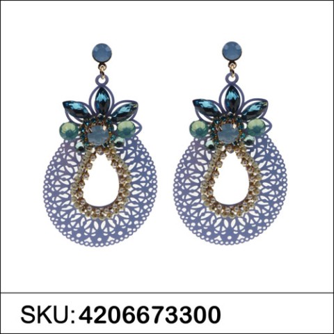 Earrings Blue