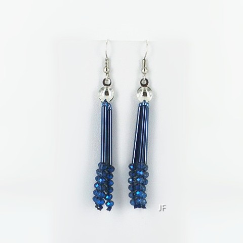 Earrings Blue