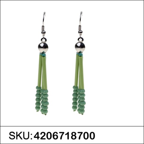 Earrings Green