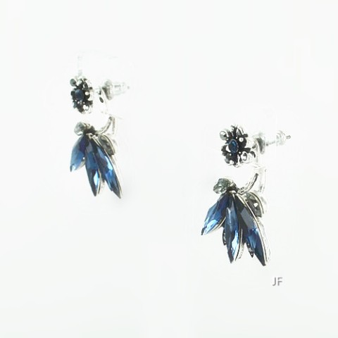 Earrings Blue