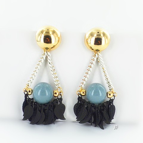 Earrings Blue