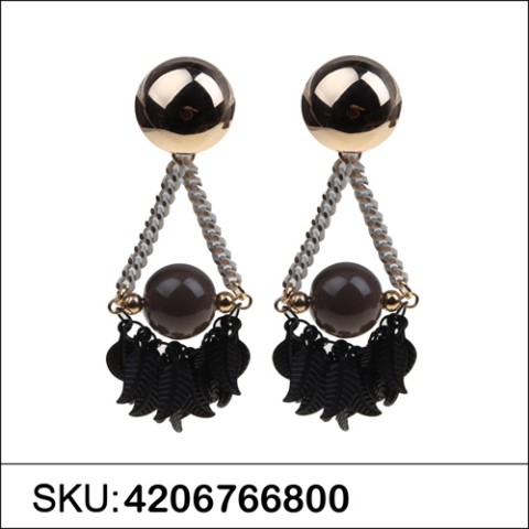 Earrings Brown