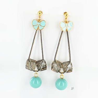 Earrings Blue