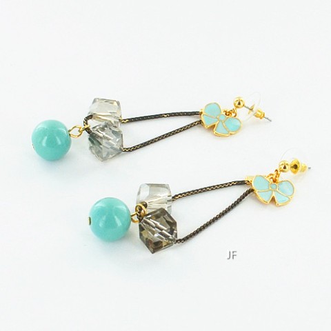 Earrings Blue