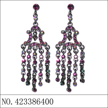 Earrings Purple