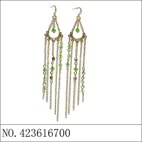 Earrings Green