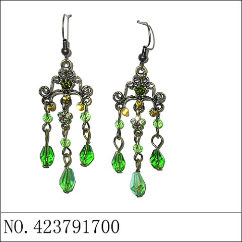 Earrings Green