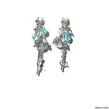 Earrings Blue