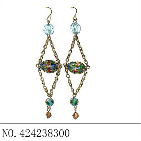 Earrings Blue