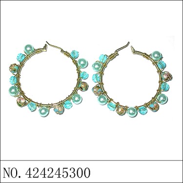 Earrings Blue