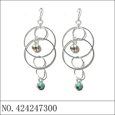 Earrings Blue