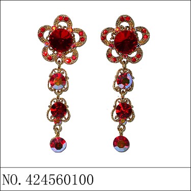 Earrings Red