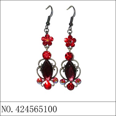 Earrings Red