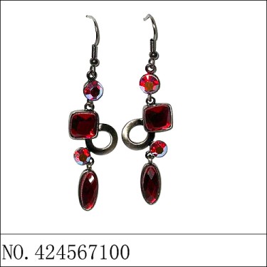 Earrings Red