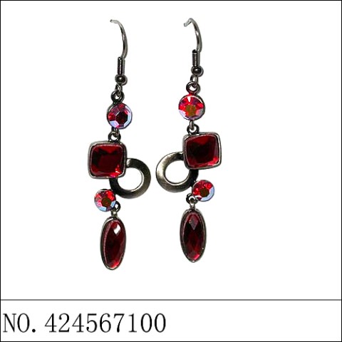 Earrings Red