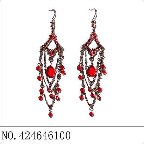 Earrings Red