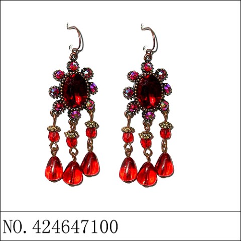 Earrings Red