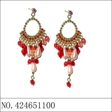 Earrings Red