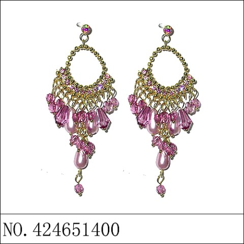 Earrings Purple