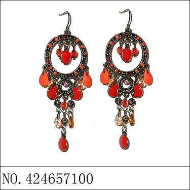 Earrings Red