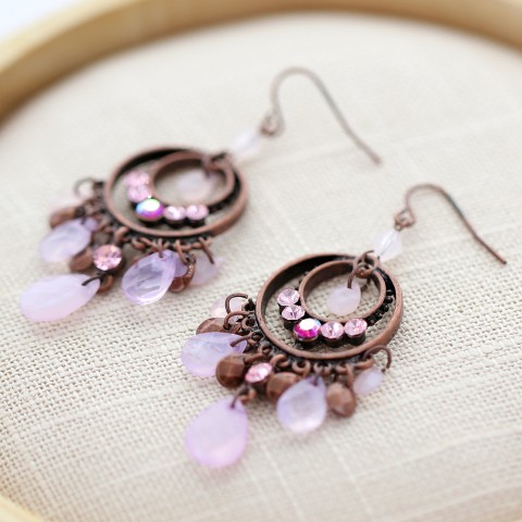 Earrings Purple