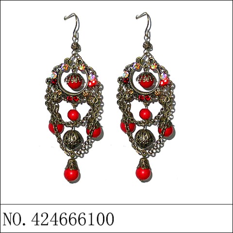 Earrings Red