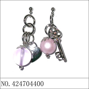 Earrings Purple