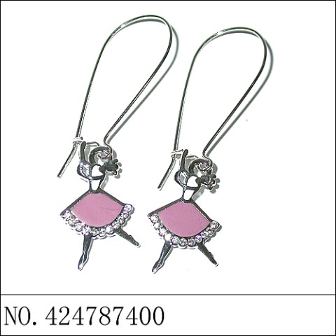 Earrings Purple