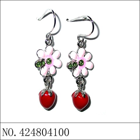 Earrings Red