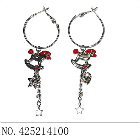 Earrings Red