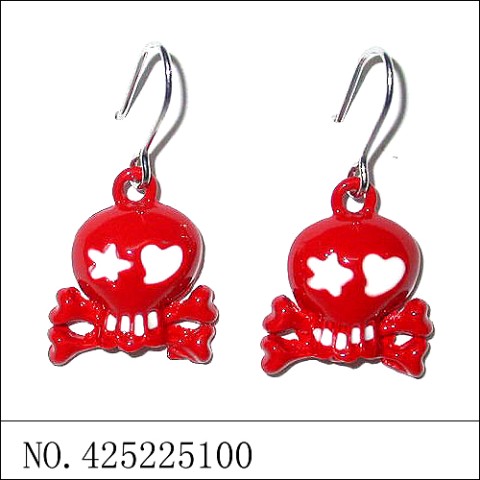 Earrings Red