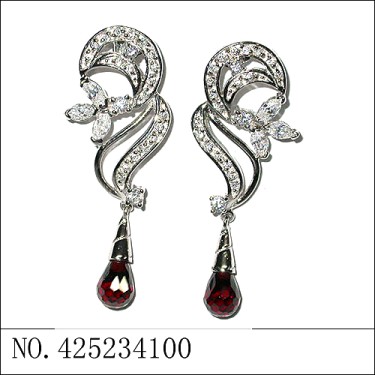 Earrings Red